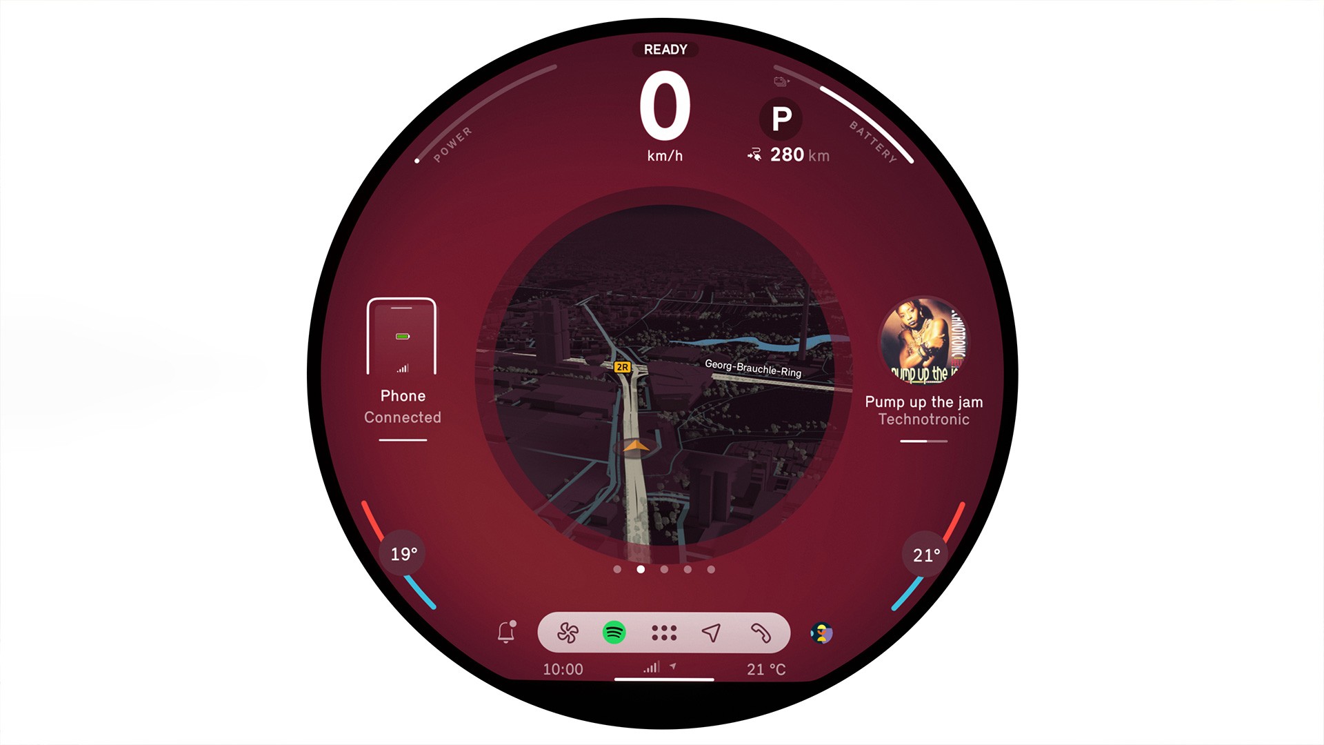 Visiškai elektrinis MINI Aceman – interjeras – oled šedevras